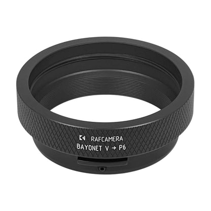 Bayonet V lens to Pentacon Six camera adapter, MACRO