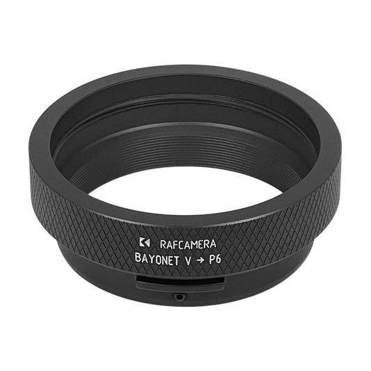 Bayonet V lens to Pentacon Six camera adapter, MACRO