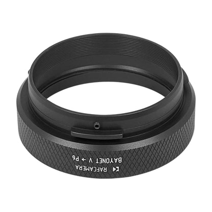 Bayonet V lens to Pentacon Six camera adapter, MACRO