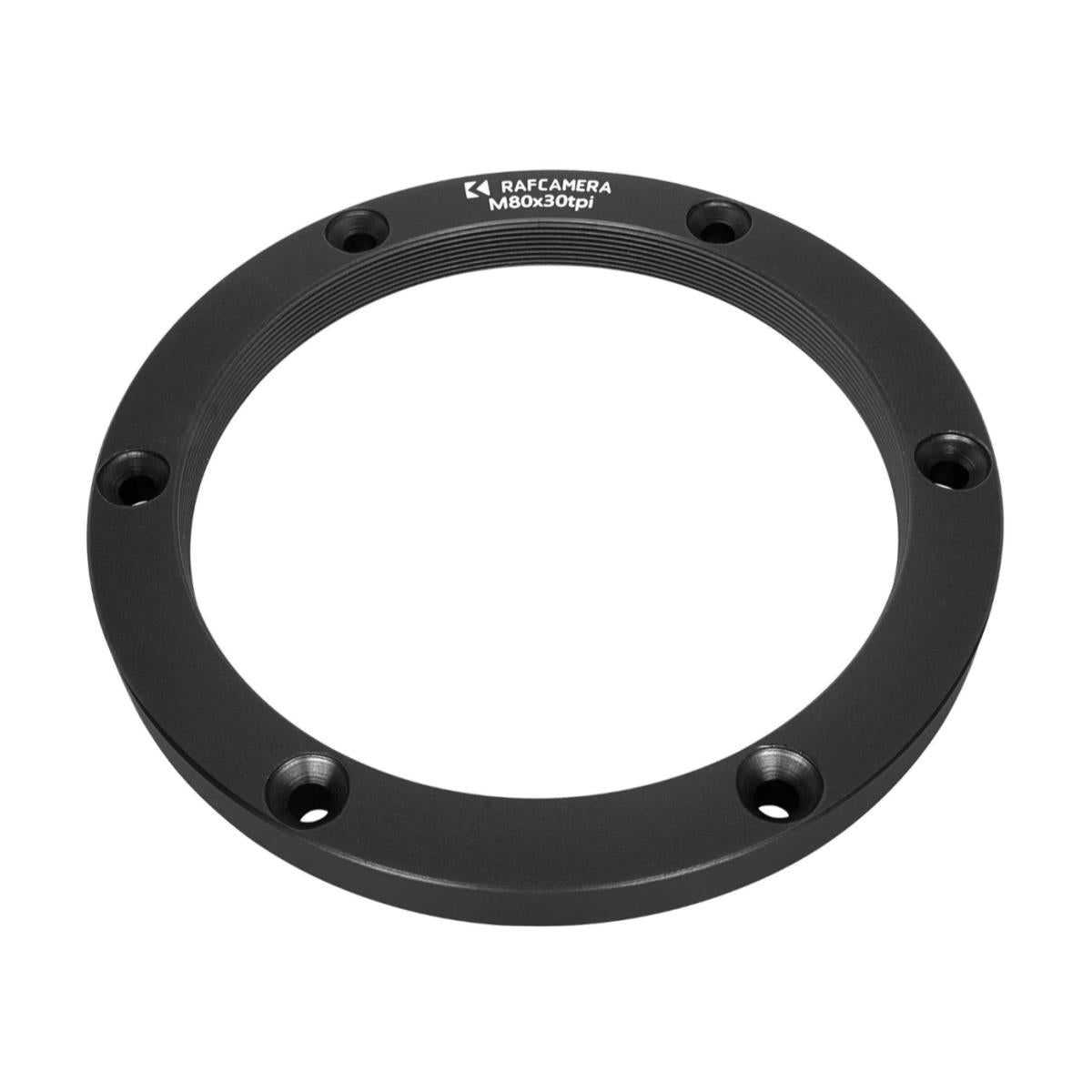 Lens board with M80x30tpi female thread