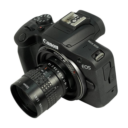 C-mount lens to Canon EOS-R camera mount adapter