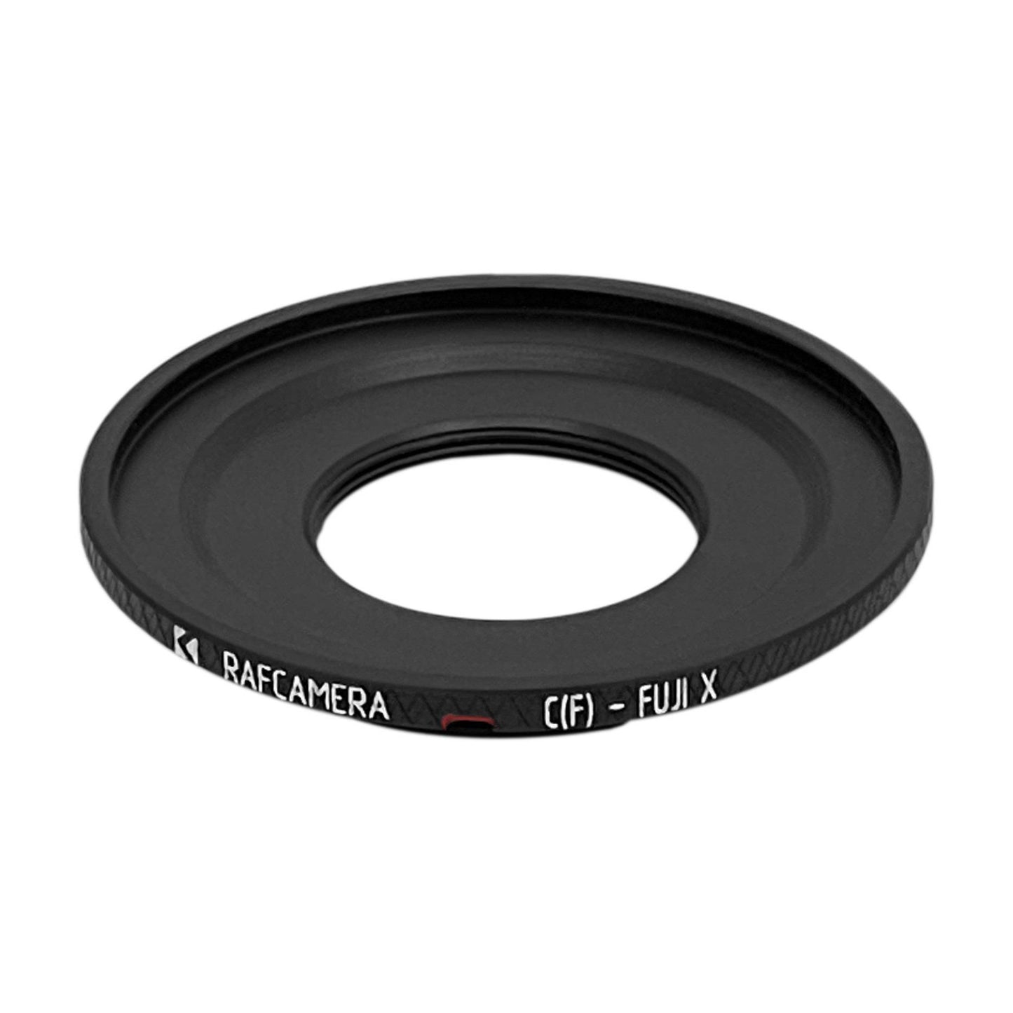 C-mount lens to Fuji X camera mount adapter
