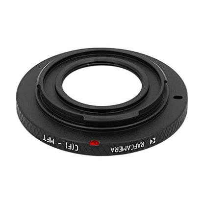 C-mount lens to MFT (Micro 4/3) camera mount adapter, with rim