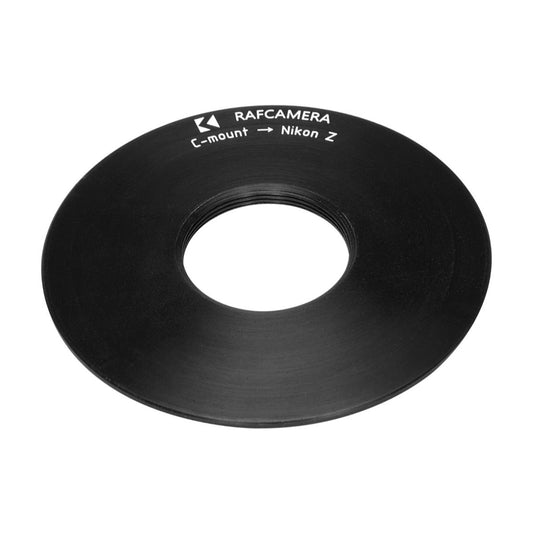 C-mount lens to Nikon Z-mount camera adapter
