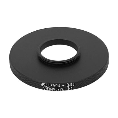 C-mount male to M54x0.75 female thread adapter