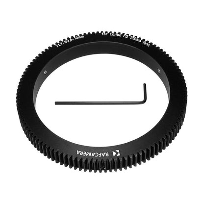 Set of 6 gears (pitch 32, mod 0.8) for Canon FD lenses (14,24,35,55,85,135mm)