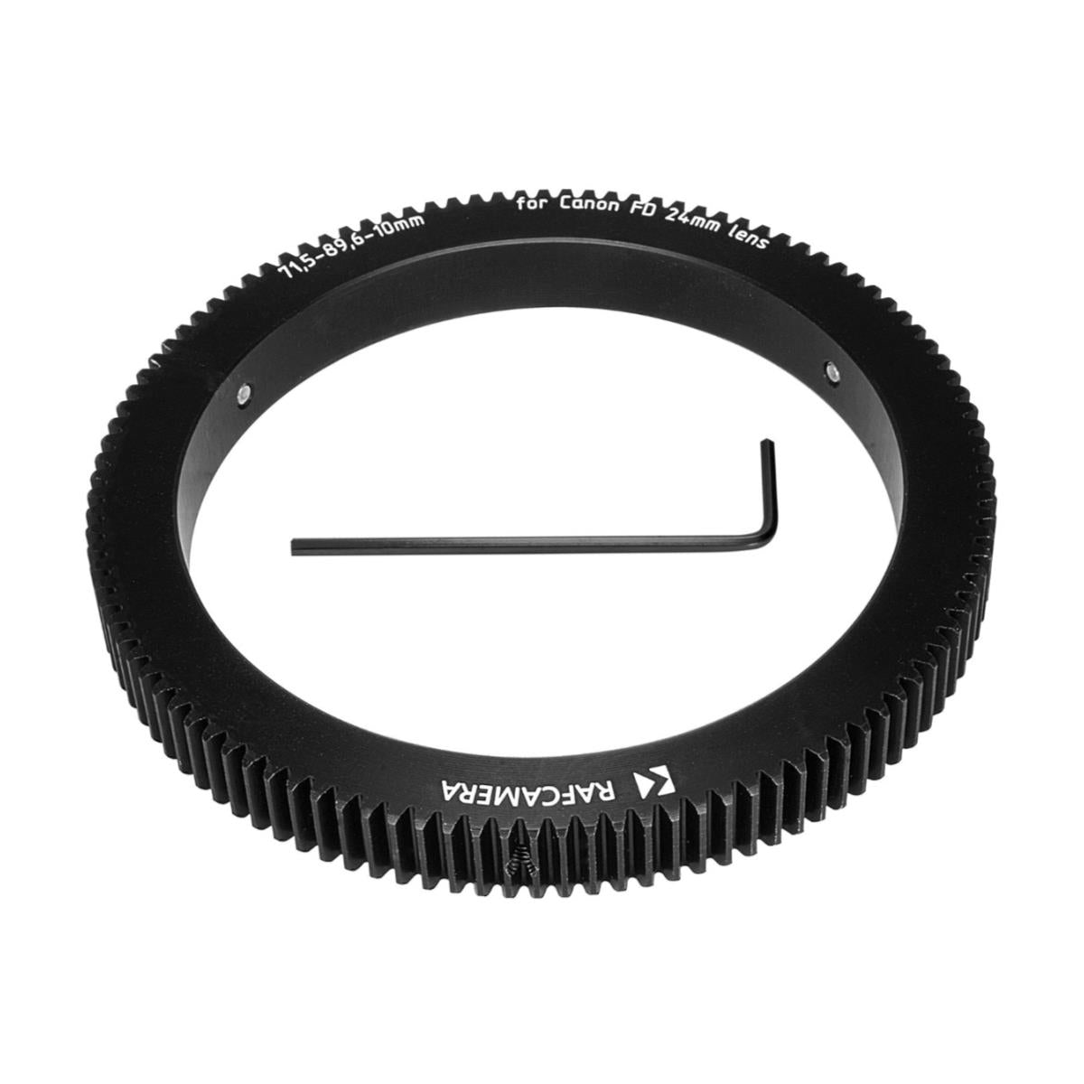 Set of 6 gears (pitch 32, mod 0.8) for Canon FD lenses (14,24,35,55,85,135mm)