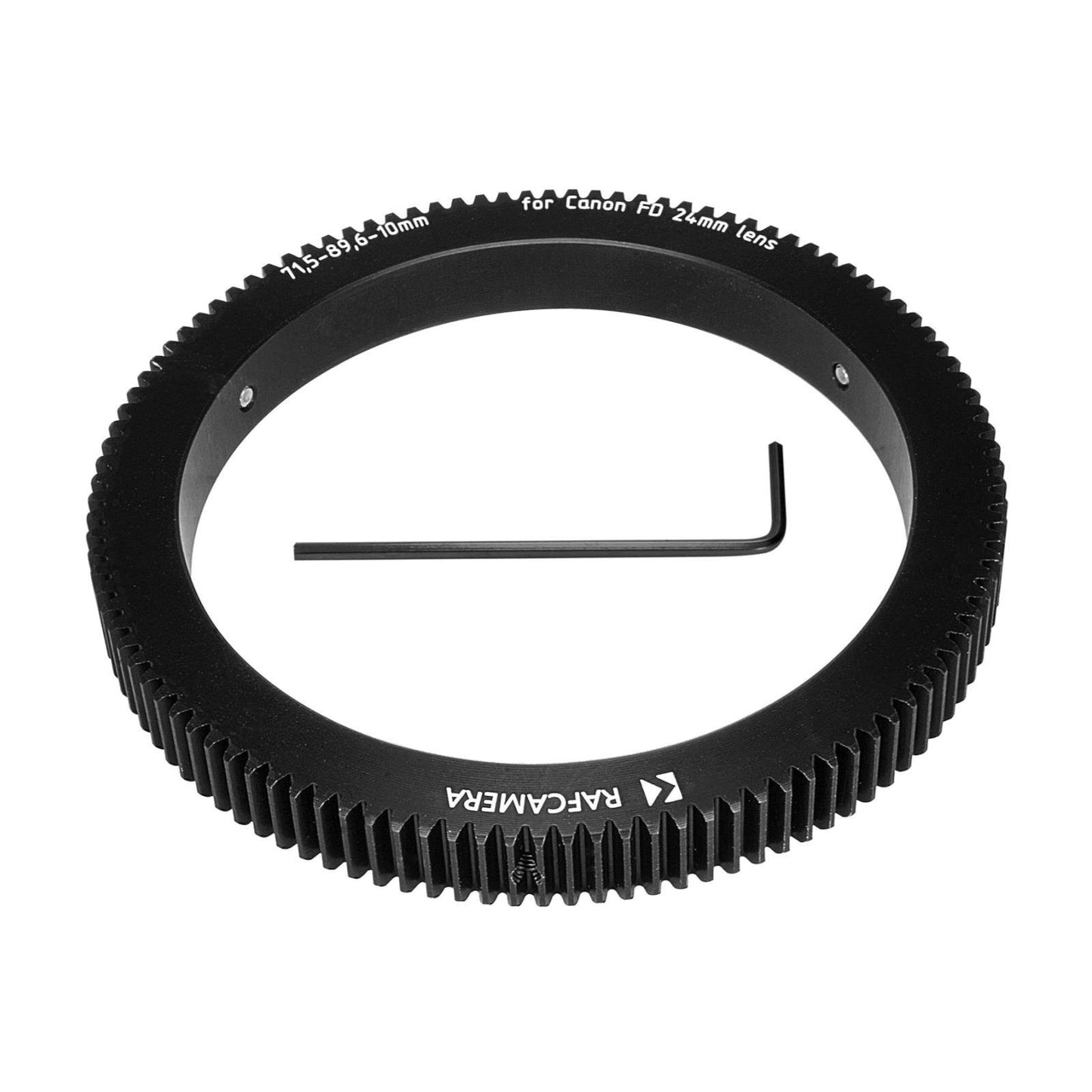 Follow Focus Gear (71.5-89.6-10mm) for Canon FD 24mm lens