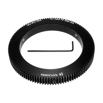 Set of 6 gears (pitch 32, mod 0.8) for Canon FD lenses (14,24,35,55,85,135mm)