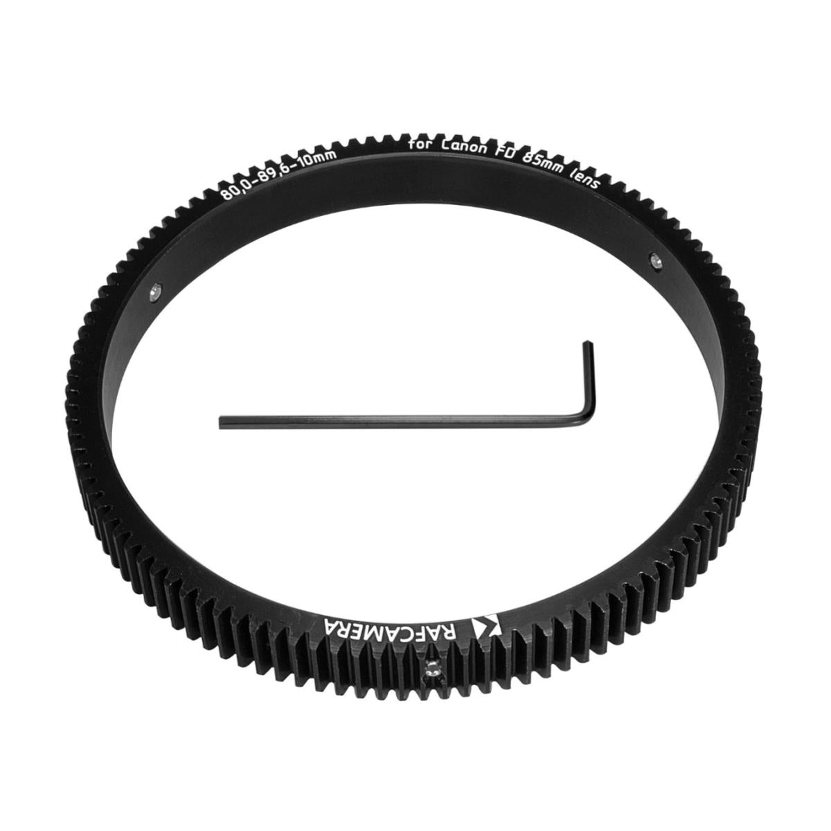 Set of 6 gears (pitch 32, mod 0.8) for Canon FD lenses (14,24,35,55,85,135mm)