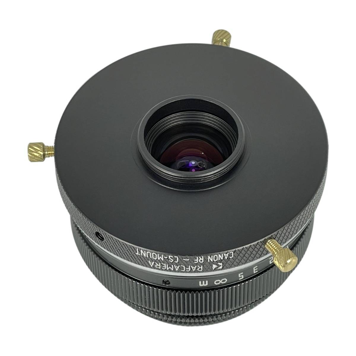 Canon RF (EOS-R) lens to CS-mount camera adapter