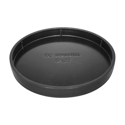 Push-on cap with 80mm inner diameter, plastic