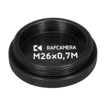 Screw-in cap with M26x0.75 (M26x36tpi) male thread