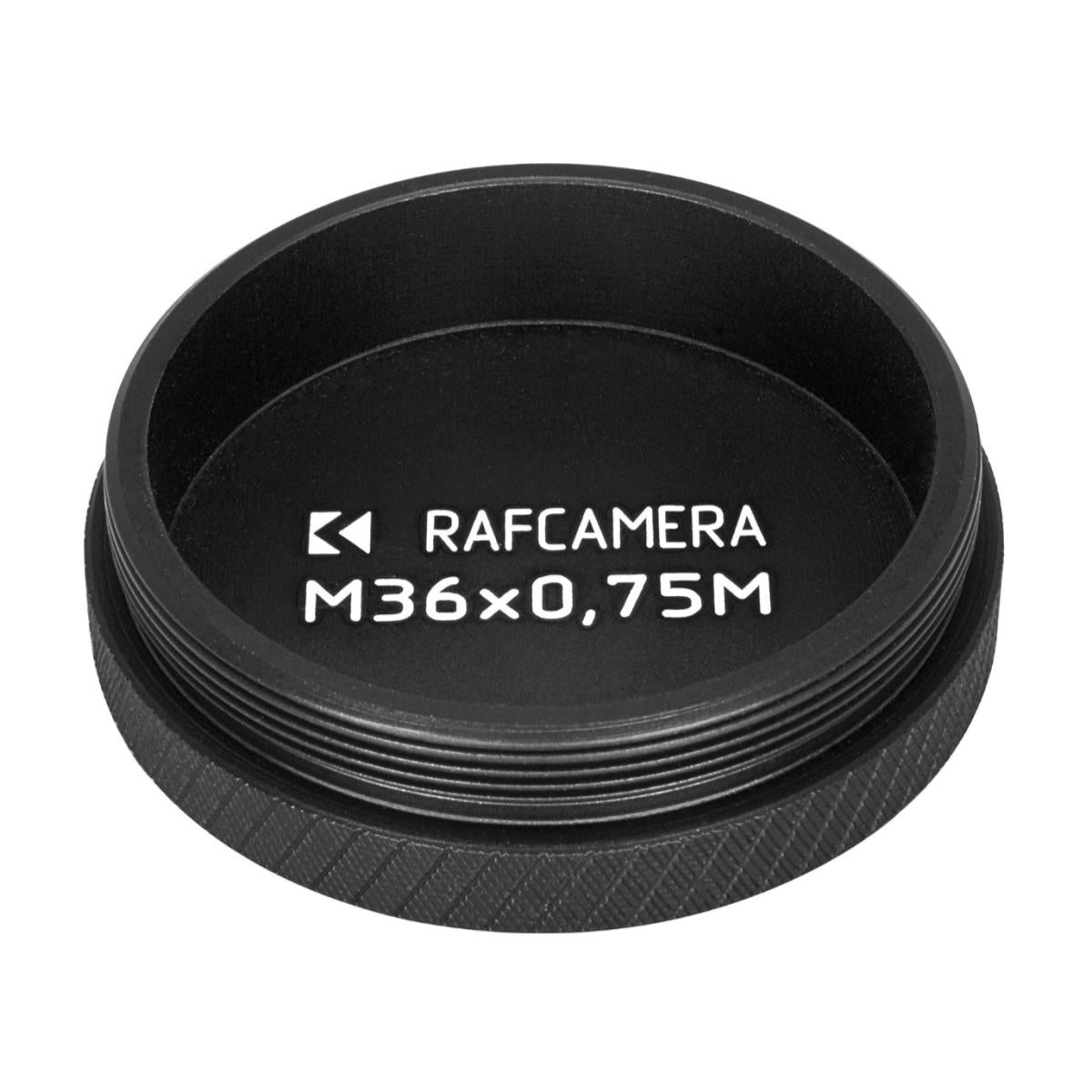Screw-in cap with M36x0.75 male thread for rear side of Copal #1 shutter