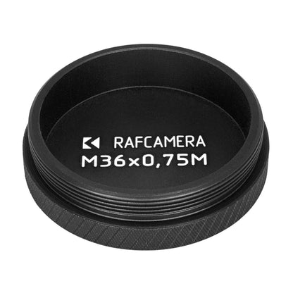 Screw-in cap with M36x0.75 male thread for rear side of Copal #1 shutter