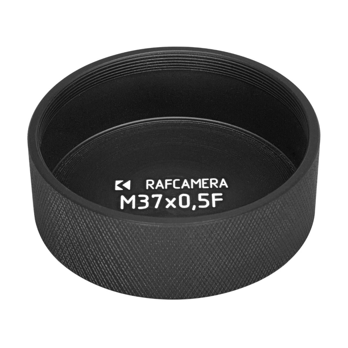 Screw-on cap with M37x0.5 female thread, 12mm deep
