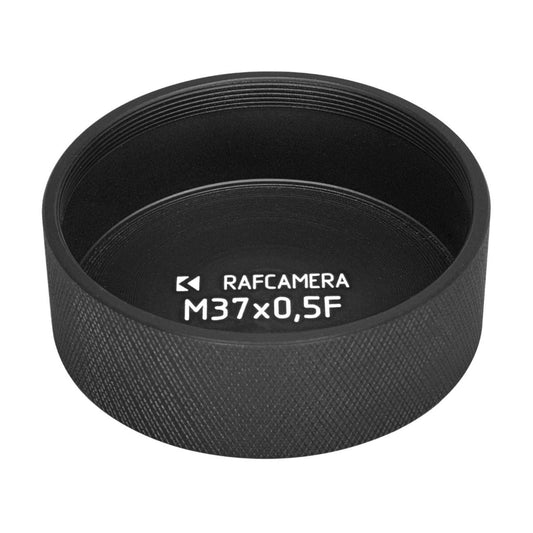 Screw-on cap with M37x0.5 female thread, 12mm deep