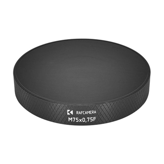 Screw-on cap with M75x0.75 female thread, 11mm deep