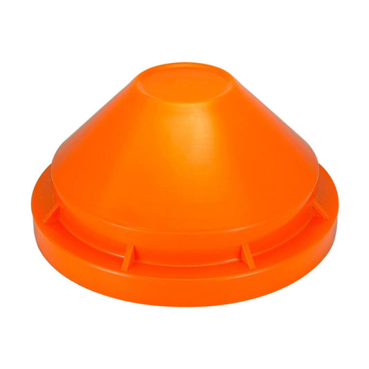 Twist-on cap for OCT-19 lens mount, plastic, orange
