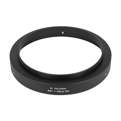 107mm clamp to M95x0.75 male thread adapter for Hypergonar Hi-Fi-2