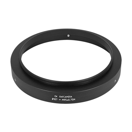 107mm clamp to M95x0.75 male thread adapter for Hypergonar Hi-Fi-2
