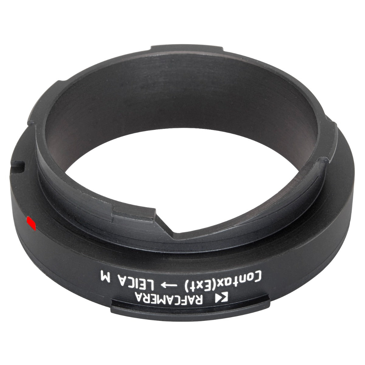 Contax external bayonet lens to Leica M camera mount adapter