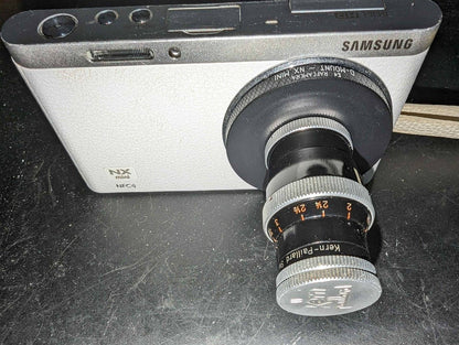 D-mount lens to Samsung NX Mini camera mount adapter