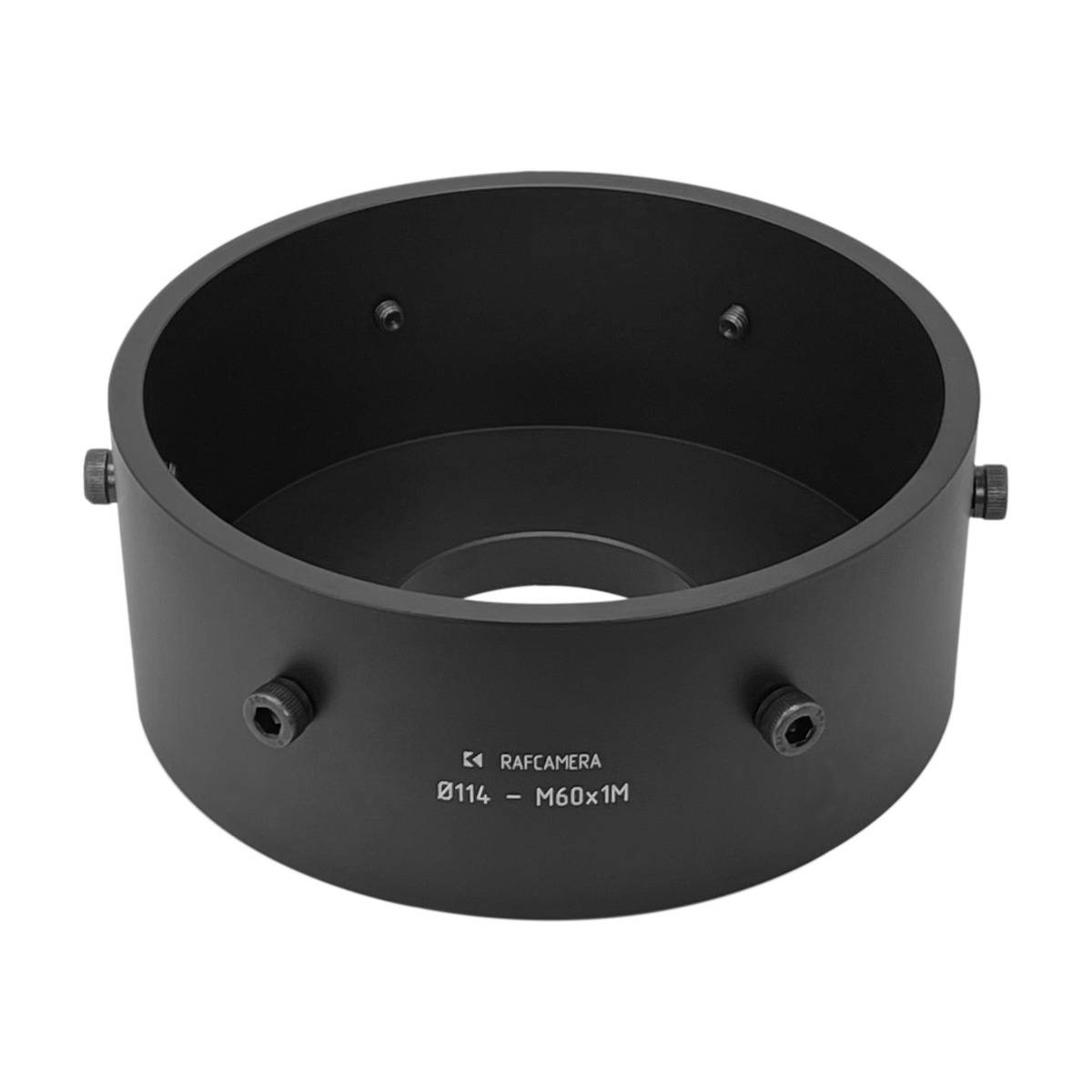 114mm clamp to M60x1 male thread adapter