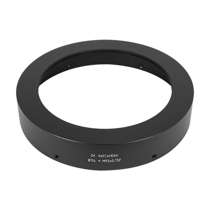 114mm clamp to M93x0.75 female thread adapter