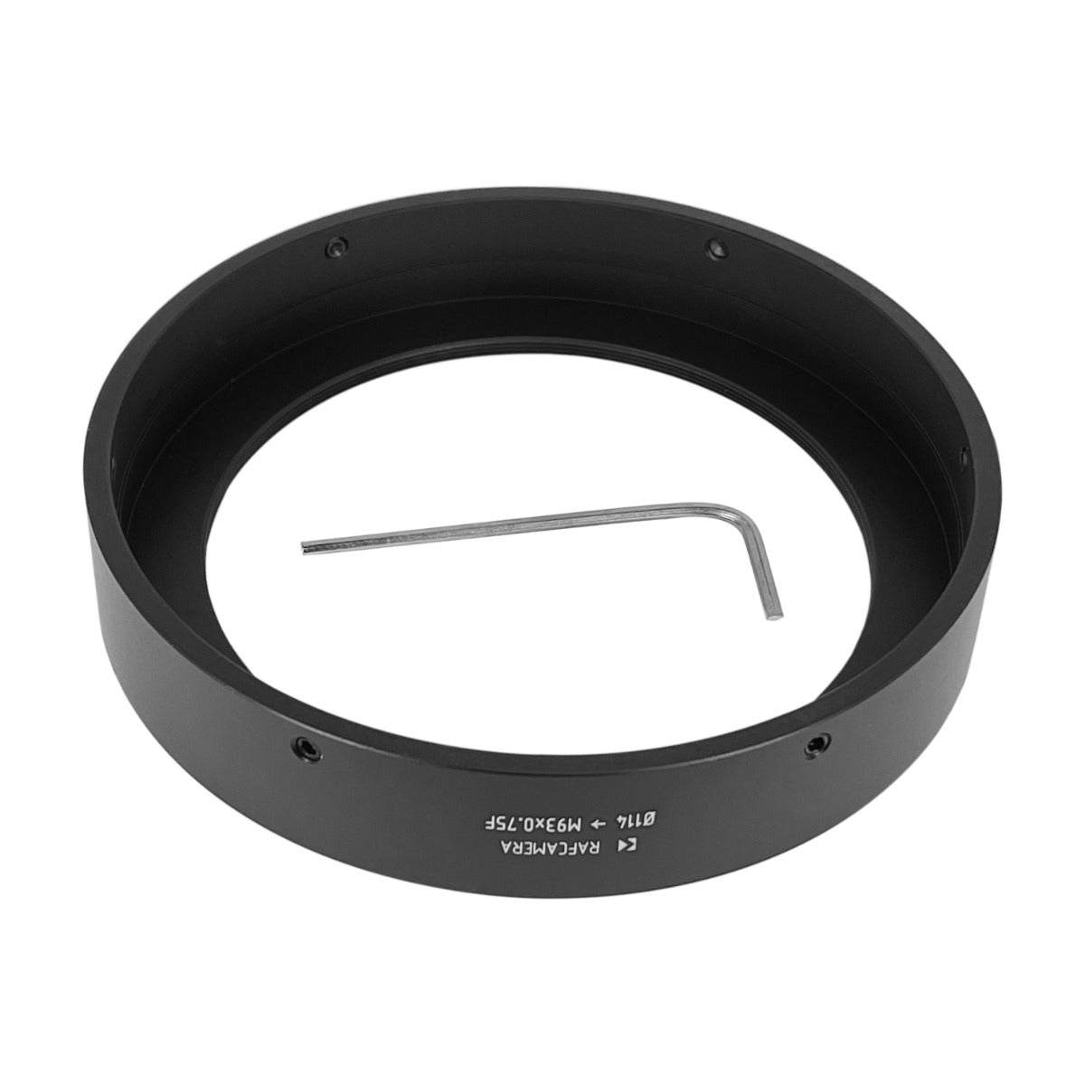 114mm clamp to M93x0.75 female thread adapter