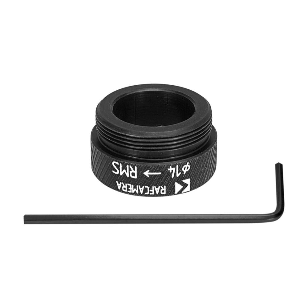 14mm clamp to RMS male thread adapter for Minolta F-2400 scanner lens