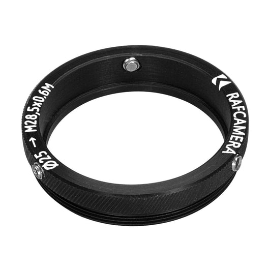 25mm clamp to M28.5x0.6 male thread adapter