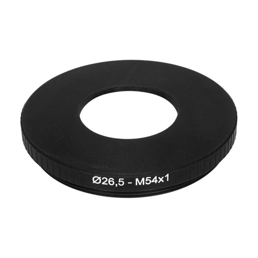 26.3mm bore to M54x1 male thread adapter for Compur #00 shutters
