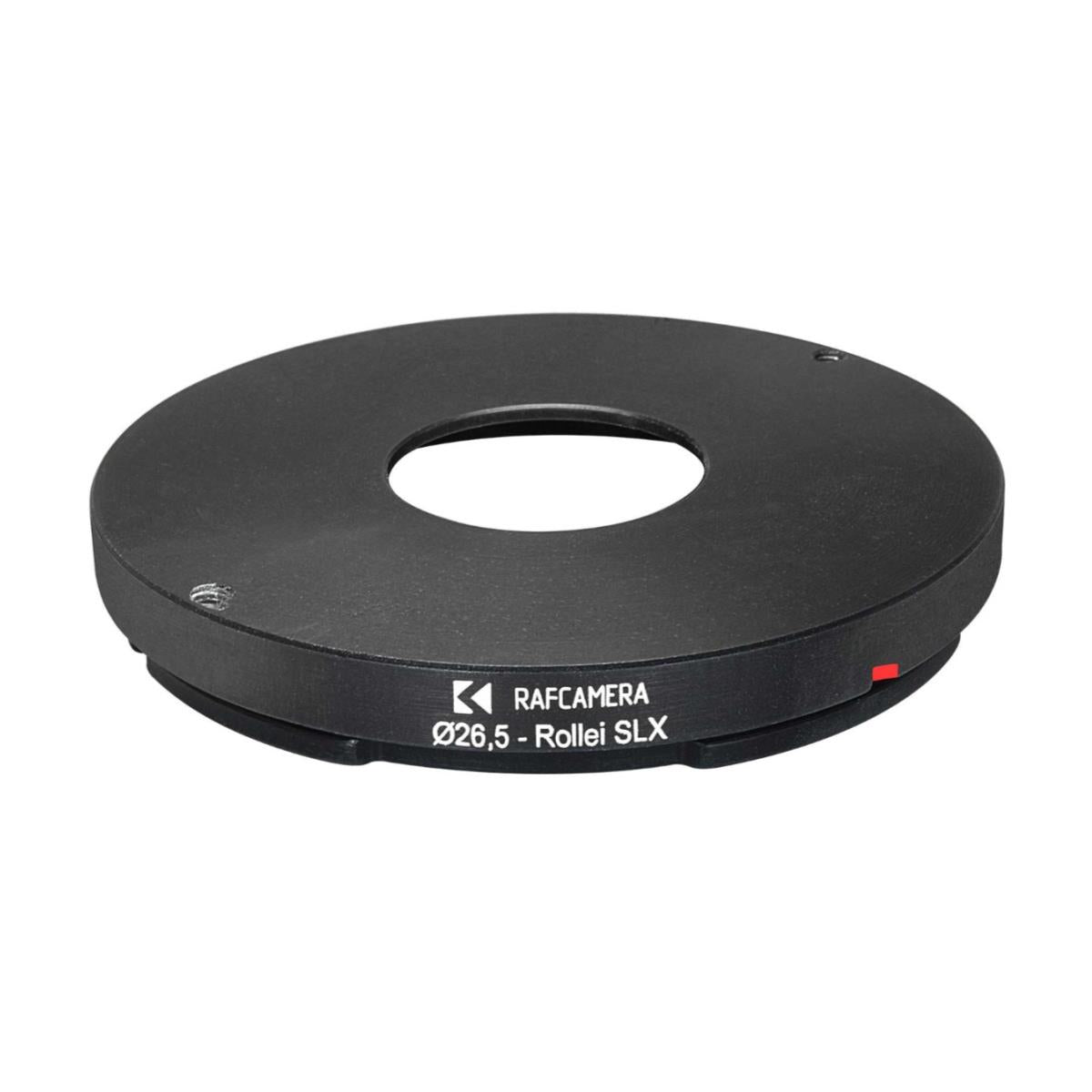 26.5mm bore to Rolleiflex SLX mount adapter for Compur #00 shutters