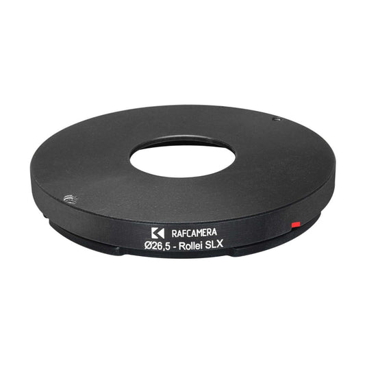 26.5mm bore to Rolleiflex SLX mount adapter for Compur #00 shutters