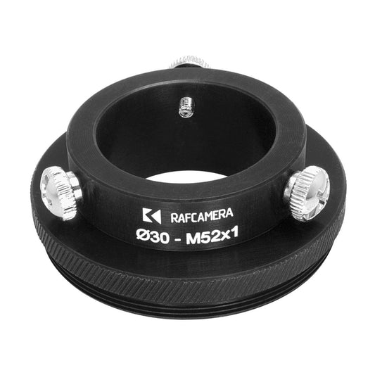 30mm clamp to M52x1 male thread adapter for helicoids