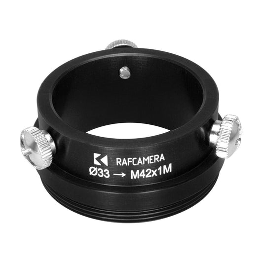 33mm clamp to M42x1 male thread adapter for helicoids