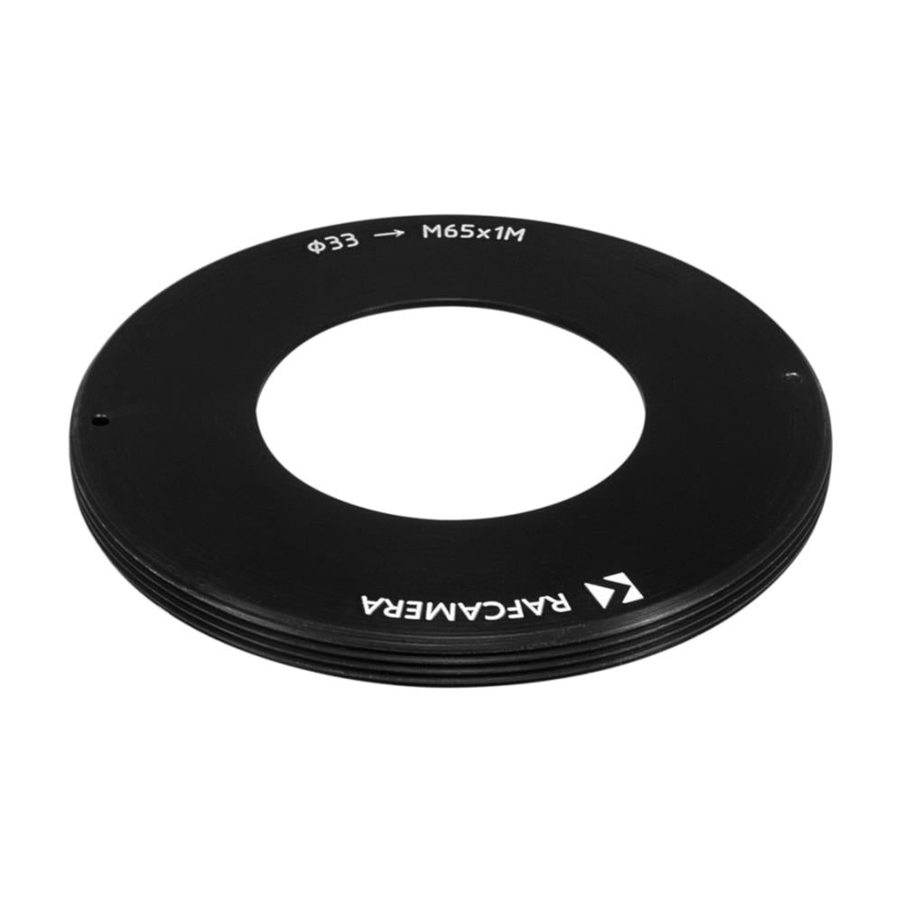 33mm bore to M65x1 male thread adapter