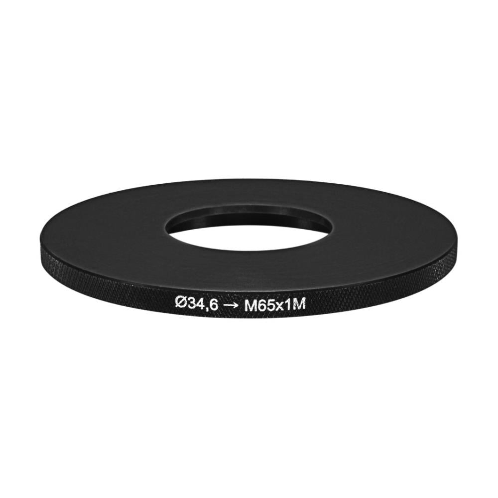 34.6mm bore to M65x1 male thread adapter for shutters, wide