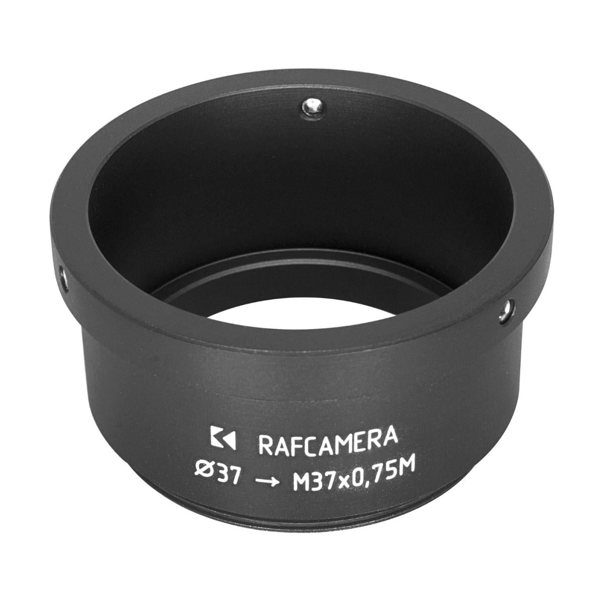 37mm clamp to M37x0.75 male thread adapter