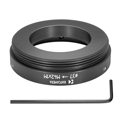 37mm clamp to M42x1 male thread adapter for Componon 4/80mm lens