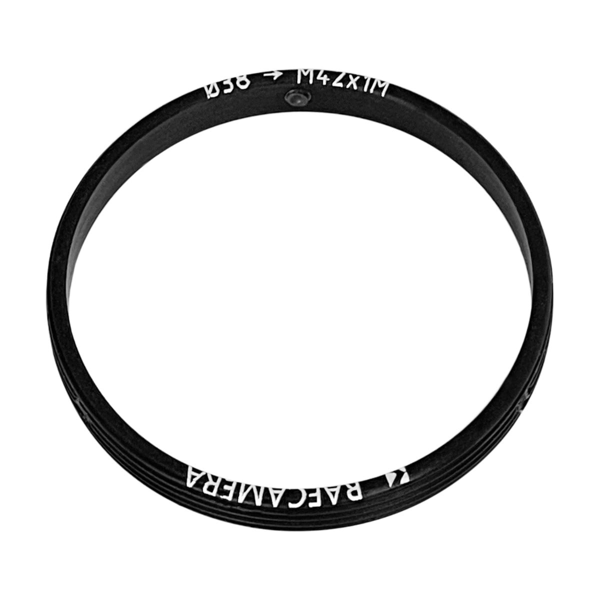 38mm clamp to M42x1 male thread adapter, flangeless