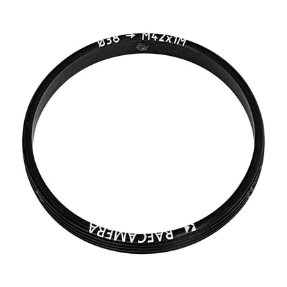 38mm clamp to M42x1 male thread adapter, flangeless