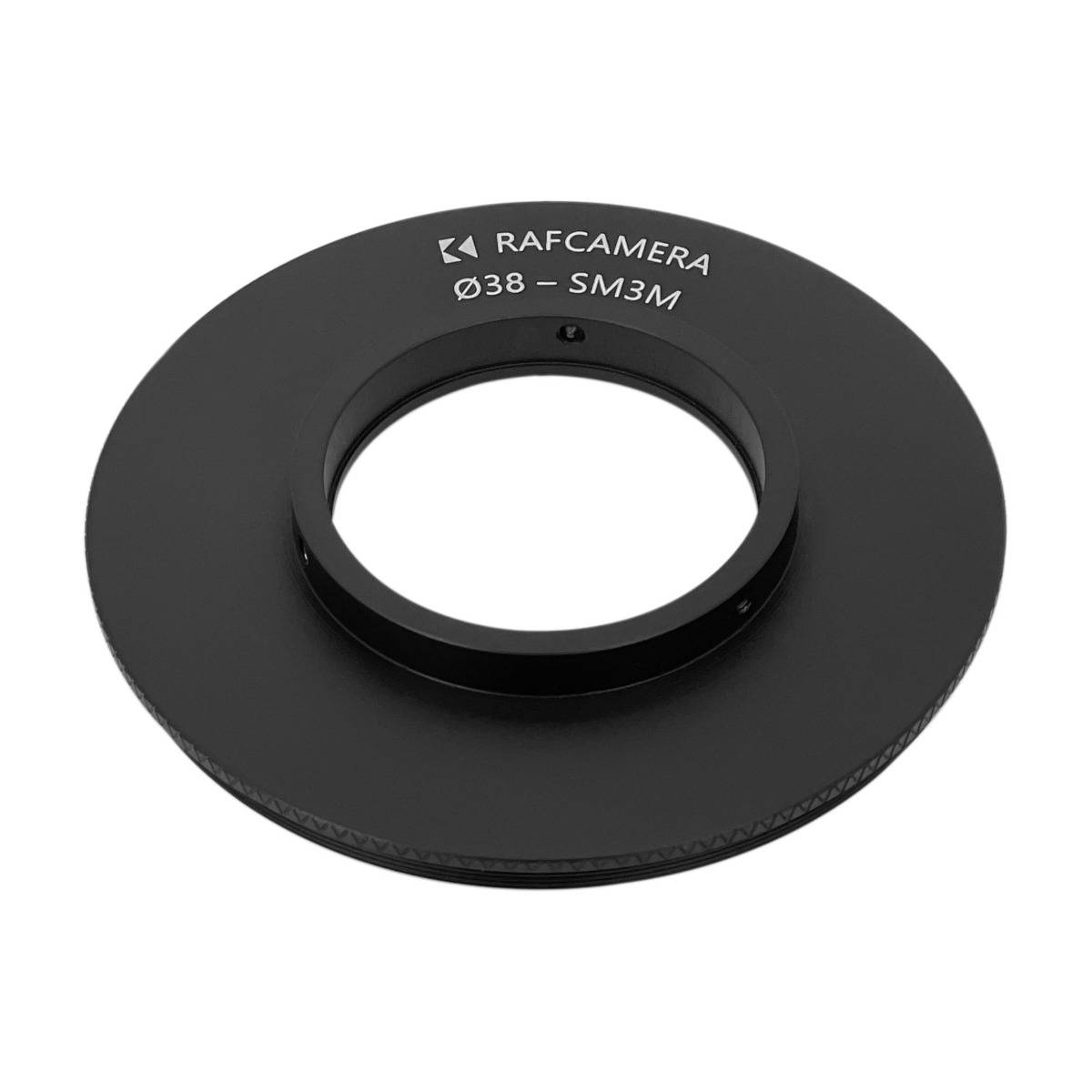 38mm clamp to SM3 male thread adapter
