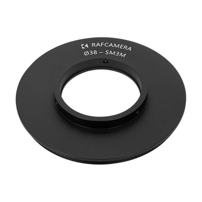 38mm clamp to SM3 male thread adapter