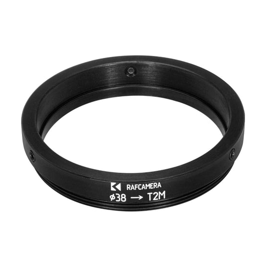 38mm clamp (V38) to M42x0.75 (T2) male thread adapter for Schneider Macro-Symmar