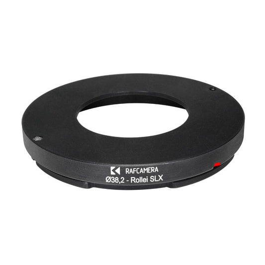 38.2mm bore to Rolleiflex SLX mount adapter for Compound Dagor shutters