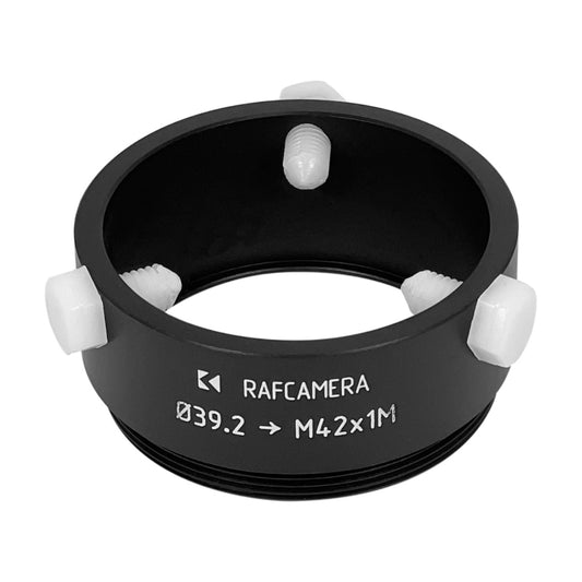 39.2mm clamp to M42x1 male thread adapter for Makro-Symmar HM 5.6/120mm lens