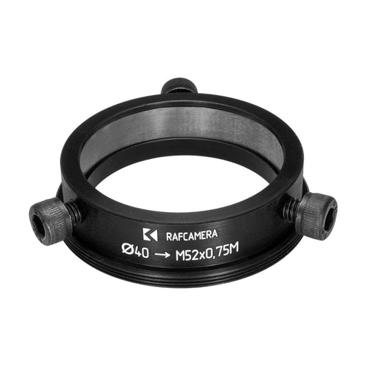 40mm clamp to M52x0.75 male thread adapter