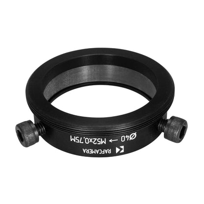 40mm clamp to M52x0.75 male thread adapter
